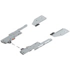 blum TIP-ON BLUMOTION SET eenheid L+R tot 20kg voor LBX  sifonlade NL 350-750mm, inclusief meenemers en koppelstuk voor synchronisering Kleur: R7035 lichtgrijs