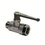 Legris - Kogelkraan Mini - messing vernikkeld - 1/4" - binnen/buiten - DN7 - 0401.07.13