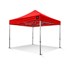 Grizzly werktent - GO-WORK 40 - 3x3 m - alum. frame smalle voet - rood