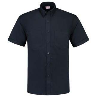 Tricorp werkhemd - Casual - korte mouw - basis - marine blauw - XL - 701003