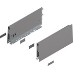 Blum MERIVOBOX zijkant K-hoogte, R+L, 300mm Kleur: indium grijs