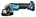 Makita haakse accu slijpmachine - DGA508ZJ - 18V - 125mm - excl. accu en lader - met veiligheidsschakelaar - in Mbox