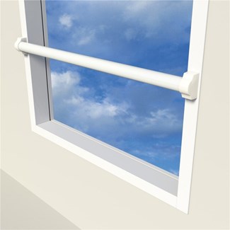 SecuBar doorvalbeveiliging Classic - wit - inclusief montagenokken - 1190 mm - 2010.366.070