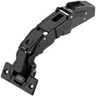 blum CLIP top Groothoekscharnier 155° scharnier, middenaanslag, zonder veer, Top, Schroeven Kleur: onyx zwart