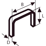 Bosch nieten met fijne draad - type 53-12 - [5000x]