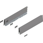 Blum MERIVOBOX zijkant M-hoogte, R+L, 400mm Kleur: indium grijs