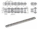 Donghua - Rollenketting - Onderhoudsvrij - SLR - Simplex - 1/2" - BS - 08B-1