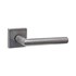 Intersteel Deurkruk Jura met rozet 53x53x10mm RVS getrommeld