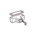 Roto draaivergrendelslot NT wit met cilinder Roto 230153