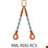 REMA ketting 2-sprong - 3500KG-8MM-RDG-RCS-2M - in opbergbox