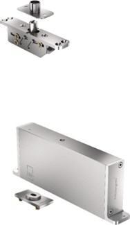 FritsJurgens taatsdeurset - System M+ Cable Grommet (kabeldoorvoer) - Klasse F - Flush rechthoekig - RVS
