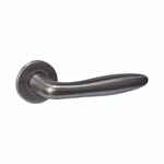 Intersteel Deurkruk Q 03 op rozet verdekt ø52x6mm PVD Antraciet