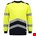 Tricorp sweater multinorm Bicolor - Safety - 303002 - fluor geel/inkt blauw - maat M
