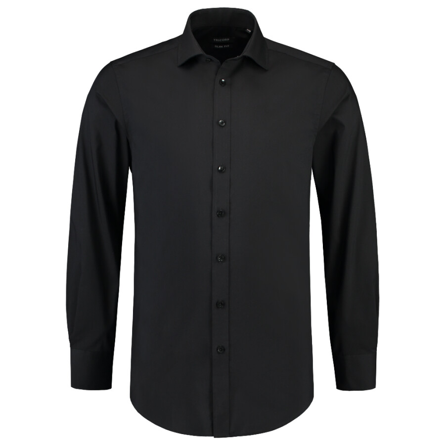 Tricorp overhemd stretch Slim Fit Corporate 705008 zwart maat 41 7