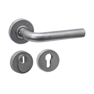 Intersteel Achterdeurbeslag SKG3 deurkruk Luzern met Rond Veiligheidsrozet