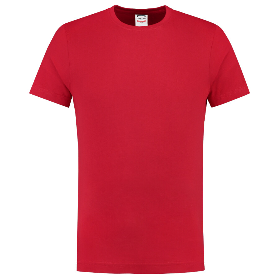 Tricorp T shirt fitted Casual 101004 rood maat 140