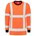 Tricorp 103002 T-Shirt RWS Birdseye lange mouw - Fluor Oranje - maat XS