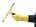 Ansell AlphaTec® 87-086 rubberen werkhandschoenen geel maat 8/M - 12 paar