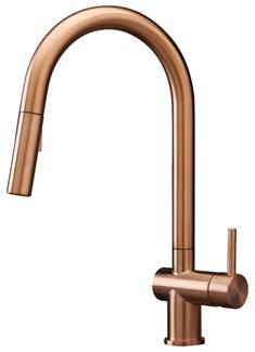Reginox Flint Copper keukenkraan pvd gecoat - Pull-out