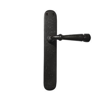 Dauby deurkruk op schild - Pure PH1830 / P40 - verouderd ijzer zwart - blind