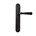 Dauby deurkruk op schild - Pure PH1830 / P40 - verouderd ijzer zwart - blind