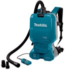 Makita accu rugstofzuiger - DVC665ZU - 2x18V - excl. accu en lader - machine aansluiting en 3 adapters - met AWS zender - in doos