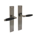 Intersteel deurkruk met schild - Ton Basic - blind - nikkel mat