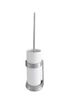 Dauby toiletborstel houder - Pure Plus - mat wit brons - whitepot