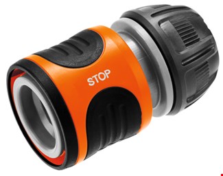 Gardena slangstuk met waterstop - 13mm 1/2" - 15mm 5/8" - 18213-20