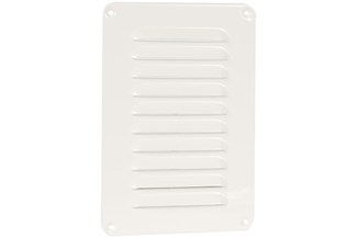 Nedco schoepenrooster alu. 200 x 250 mm wit