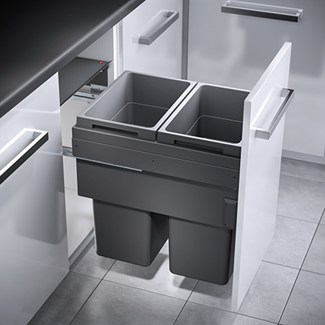 Hailo eurocargo-Synchro k.45cm 2x38l SoftClose
