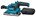 Makita vlakschuurmachine - DBO381ZU - 18 V - met AWS zender - excl. accu en lader - in doos