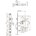 Abloy paniekslot dm 65mm pc72 dr. 2-4 EL160 235x20