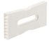 Ubbink stootvoegventilatie - 100 x 50 x 10 mm - wit