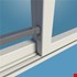 SecuBar schuifpuibeveiliger positioneerhouder Basic - Silverline RAL9006 - 2010.380.17