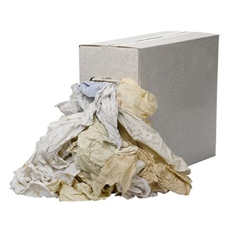 Boso poetslappen - tricot - HK - wit - 10 kg 