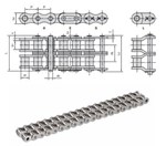 Donghua - Rollenketting - Inox - Duplex - 1" - BS - 16B-2-SS