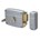 Cisa 50420.50.1 oplegslot  met losse buitencilinder doornmaat 50 mm zilver - Din L