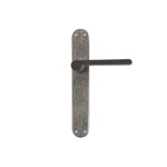 Dauby deurkruk op schild - Pure PH1928 / P40 - ruw metaal - blind