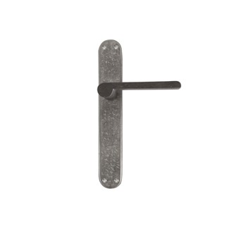 Dauby deurkruk op schild - Pure PH1928 / P40 - ruw metaal - blind