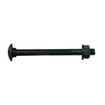 Gebr.Bodegraven slotbout - compleet met moer en ring - M8x70mm - zwart