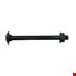 Gebr.Bodegraven slotbout - compleet met moer en ring - M8x70mm - zwart