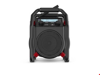 PerfectPro bouwradio - UBOX 400R - bluetooth/DAB+/FM/AUX - IP64 - 230V/batterij - antraciet