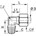 Legris  - inschroefkoppeling - haaks - 4 mm x 1/4" - BSPT -  0109 04 13