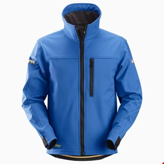 Snickers Workwear 1200 Softshell werkjas korenblauw/zwart - maat XS