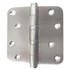 AXA kogellagerscharnier - 89x89x2,5mm - afgerond - RVS geborsteld