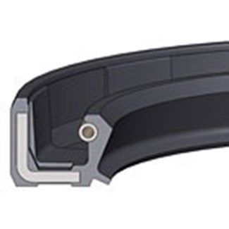 Oliekeerring Din 3760 As 25 X 50 X 10 -Stoflip