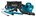Makita accu autostofzuiger - CL121DZX - 12V Max - excl. accu en lader - inclusief 5 blaas- en zuigmonden en draagtas - in doos