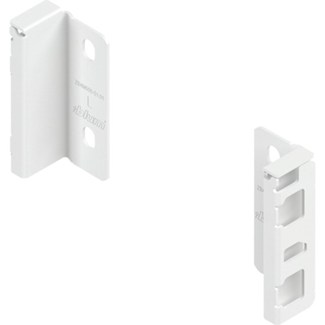 Blum Rugwandhouder MERIVOBOX M-hoogte, L+R, voor houten rugwand Kleur: zijdewit
