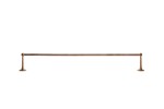 Dauby houder + 2 lange eindsteunen - Pure Plus - ruw brons - 1000 mm